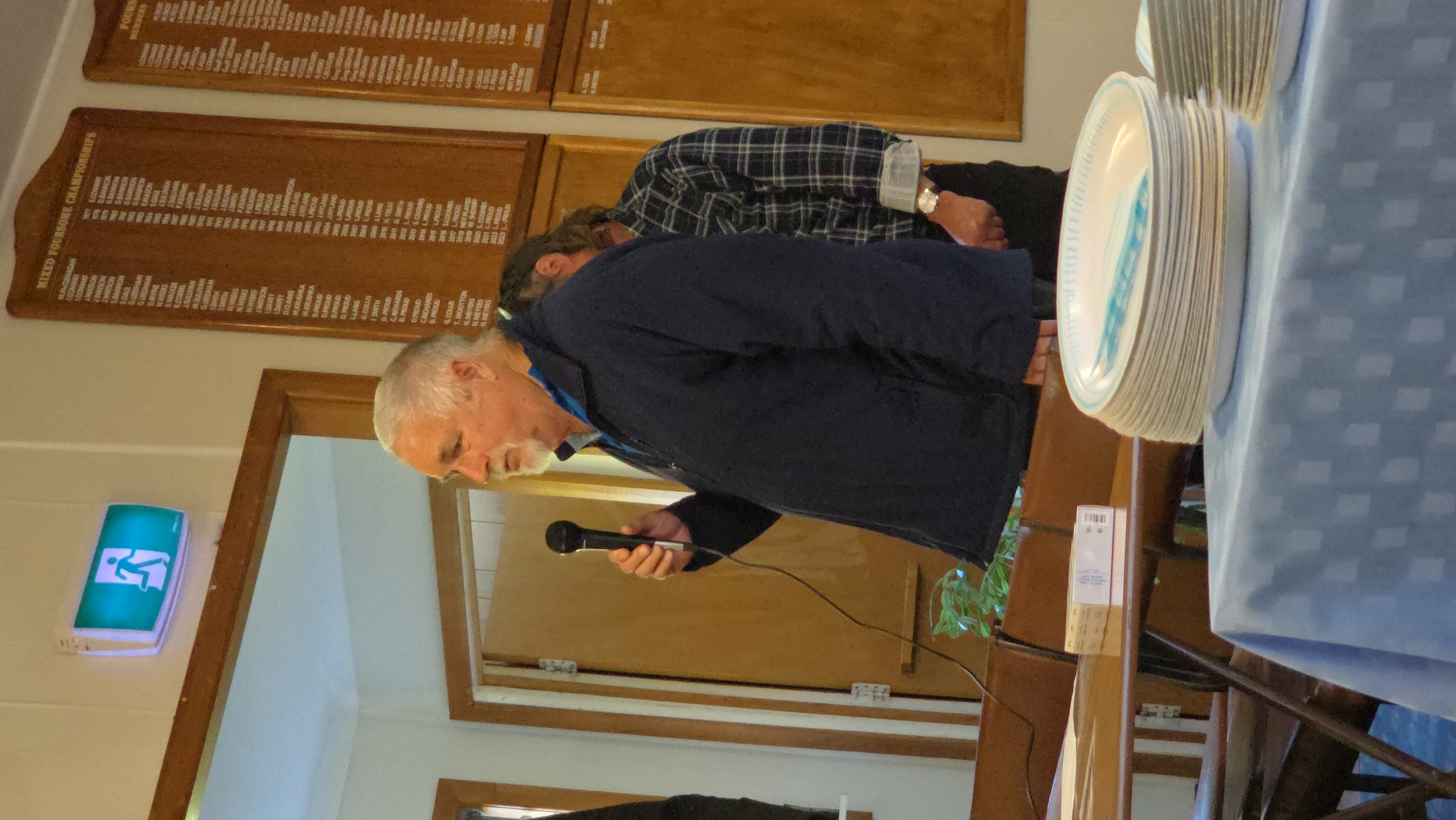 Foundation & Life Member, Neil Denney, acknowledged the many friends he has gained through the golf club.